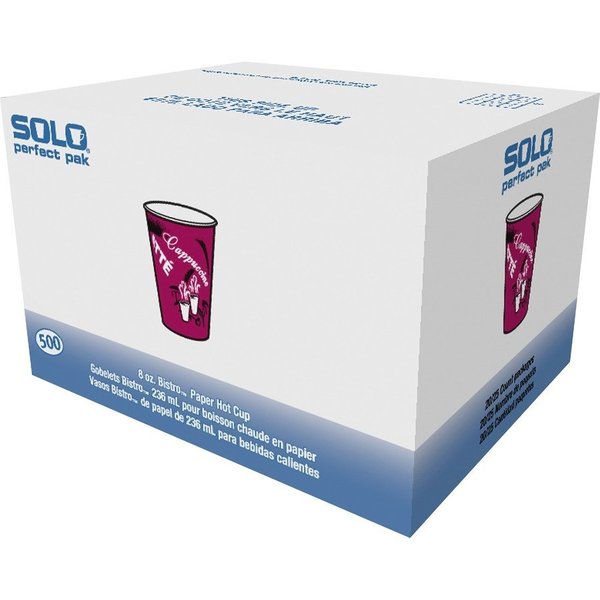 Solo Cup, Hot, Paper, 8Oz, 20PK SCCOF8BI0041